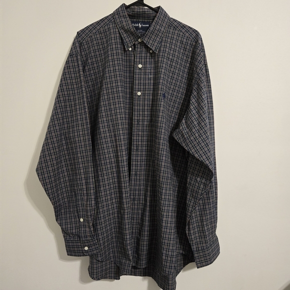 Ralph Lauren Other - Ralph Lauren Navy Red Green Yellow White Plaid Button Down Men Big and Tall XL